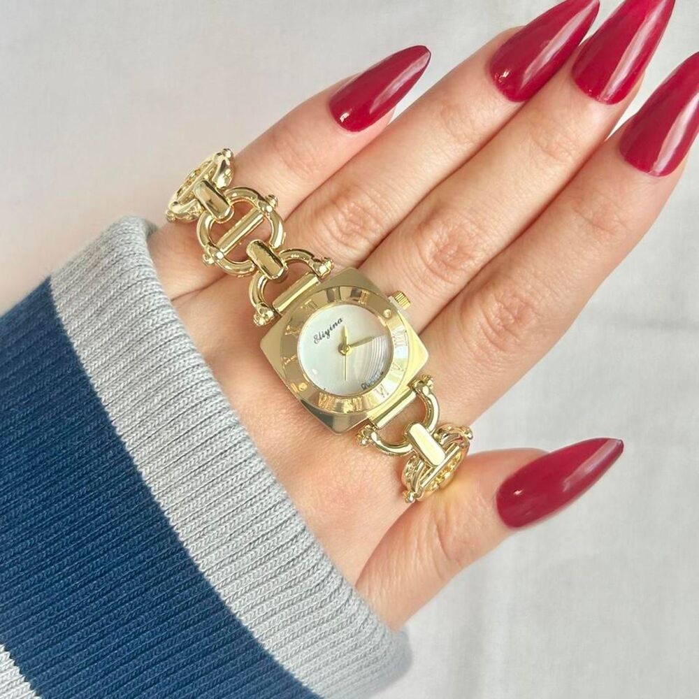 Vintage Inspired Luxury Gold Tone Watch